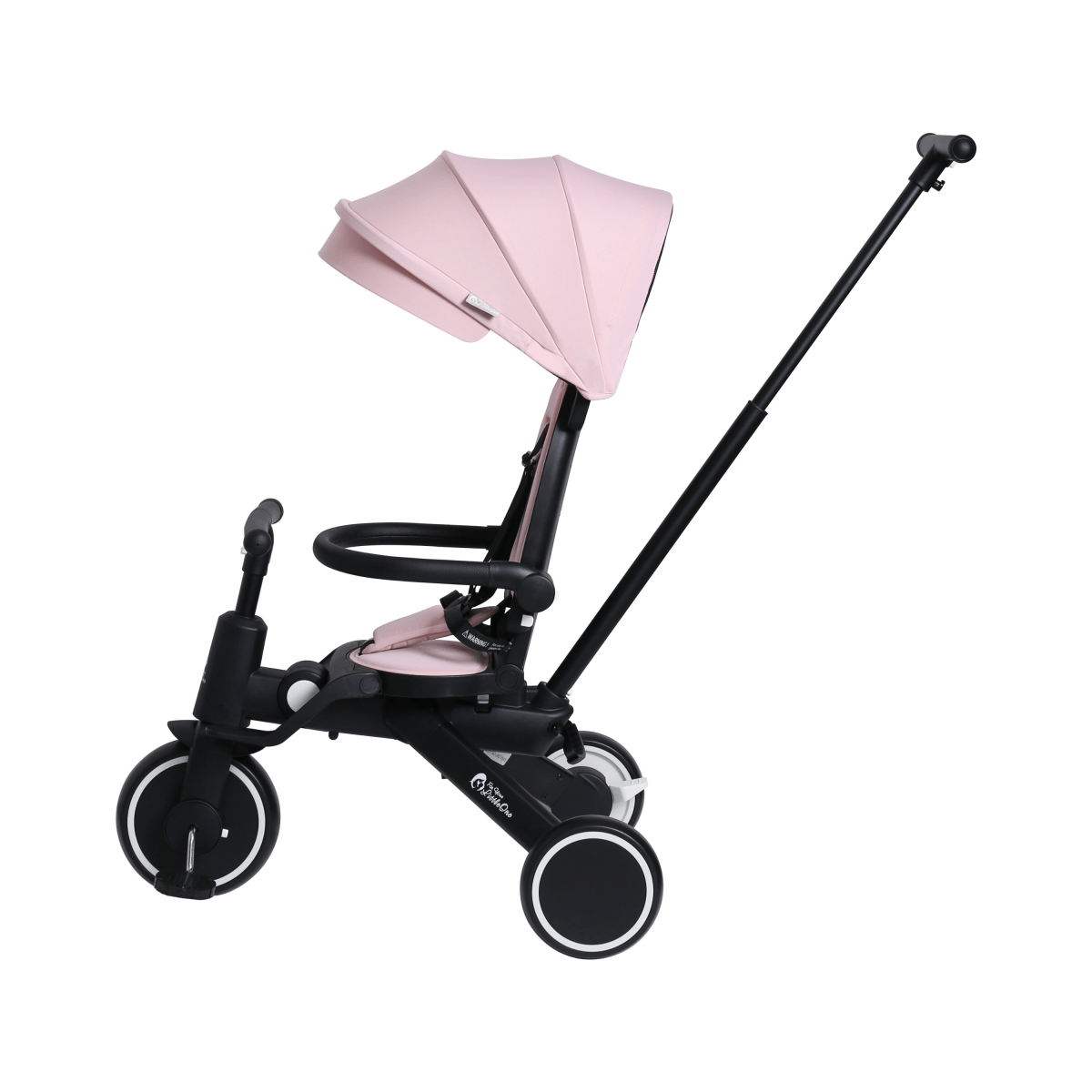 Xplor 6 in 1 Foldable Trike - Pastel Pink (10m-5y)
