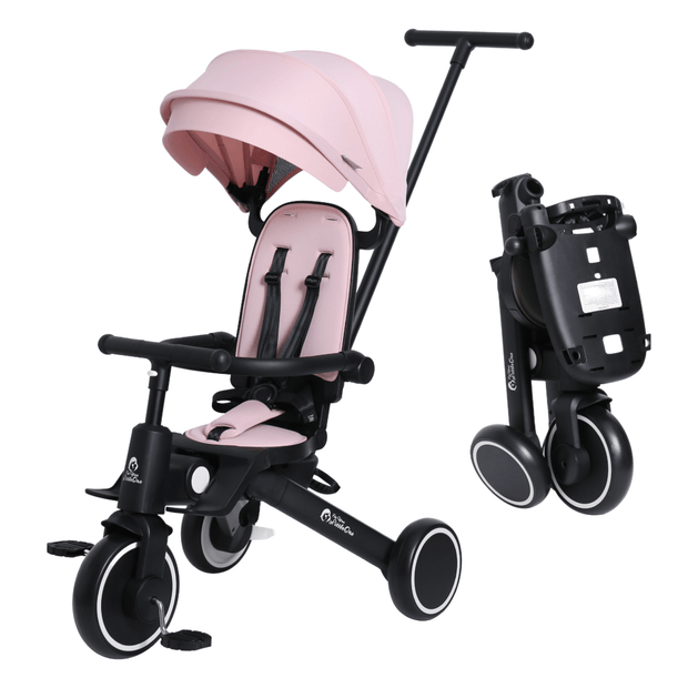 Xplor 6 in 1 Foldable Trike - Pastel Pink (10m-5y)