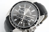 Hugo Boss Men's Watch Chronograph Black Driver Leather