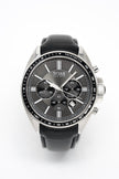 Hugo Boss Men's Watch Chronograph Black Driver Leather