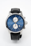 Hugo Boss Men's Watch Chronograph Blue Jet Leather