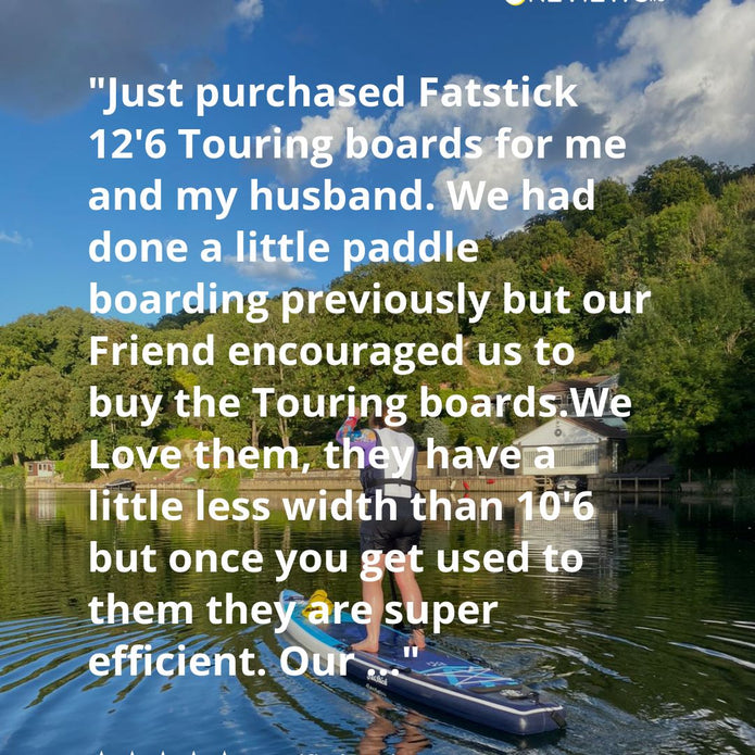 FatStick 12'6 Inflatable Touring Paddle Board SUP Package