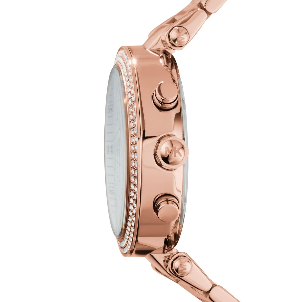 Michael Kors Women’s Watch Stainless Steel Rose Gold Strap With Mother Of Pearl Dial