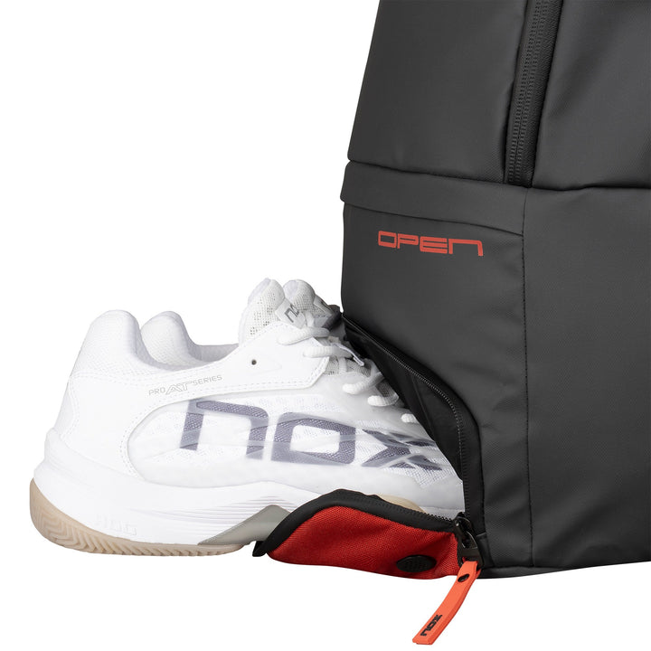 Padel Bag Nox Open Series Backpack Black & Red