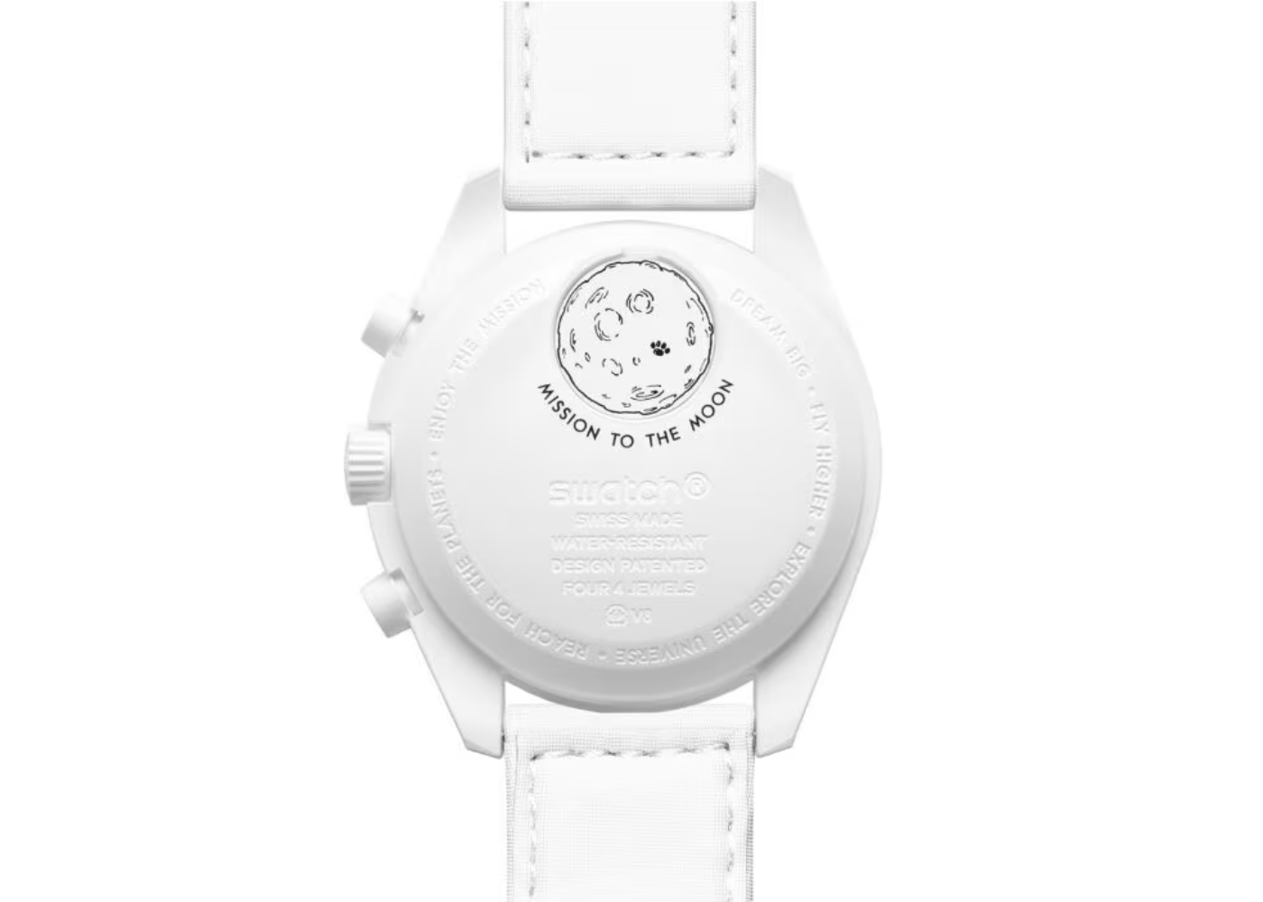 Swatch x Omega Bioceramic Moonswatch Mission to The Moonphase + Watch Display Box